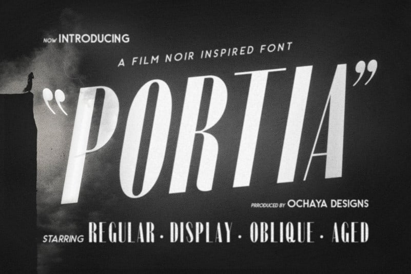 Portia Display Font