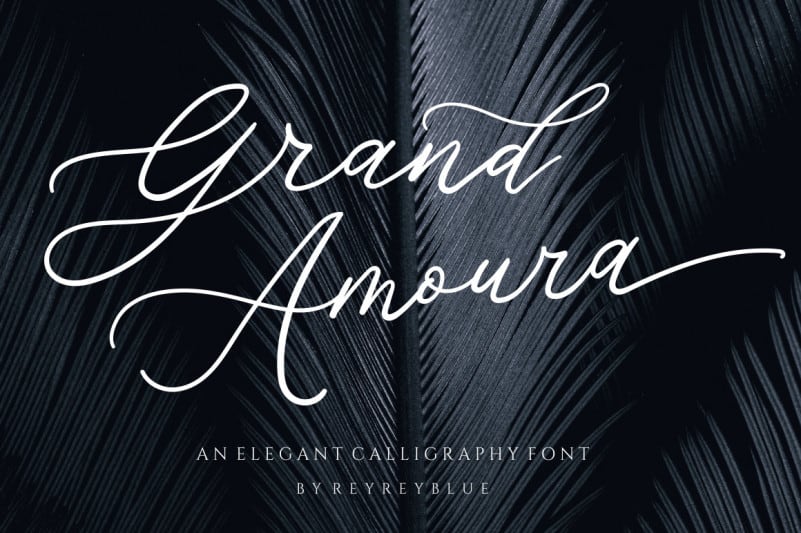 Grand Amoura Handwritten Font