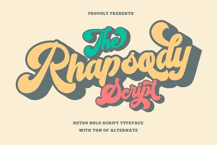Rhapsody Script Font