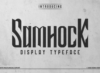 Samhock Display Font