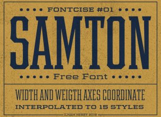 Samton Display Font