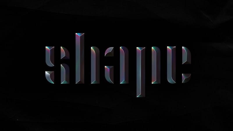 Shape Display Font