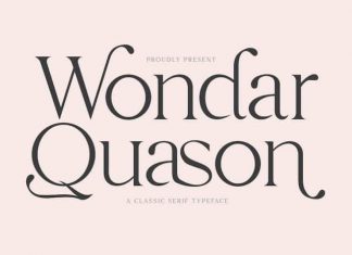 Wondar Quason Serif Font