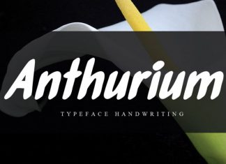 Anthurium Brush Font
