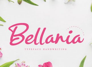 Bellania Script Font