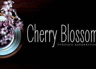 Cherry Blossom Display Font