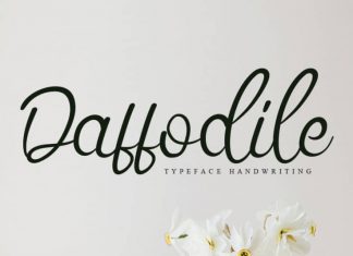 Daffodile Script Font