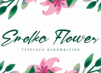 Emolka Flower Script Font