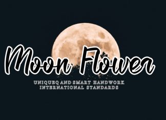 Moon Flower Script Font