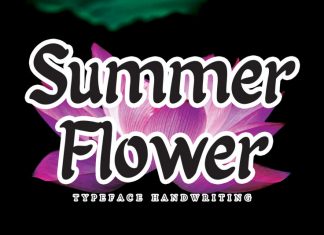 Summer Flower Script Font