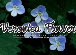 Veronica Flower Script Font
