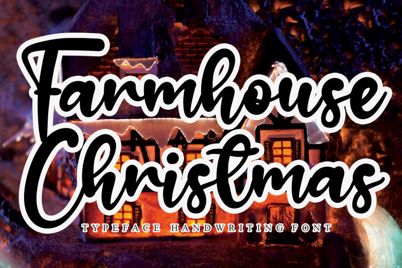 Farmhouse Christmas Script Font