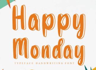 Happy Monday Display Font