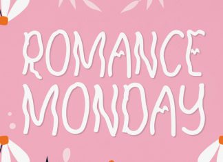 Romance Monday Display Font