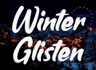 Winter Glisten Script Font