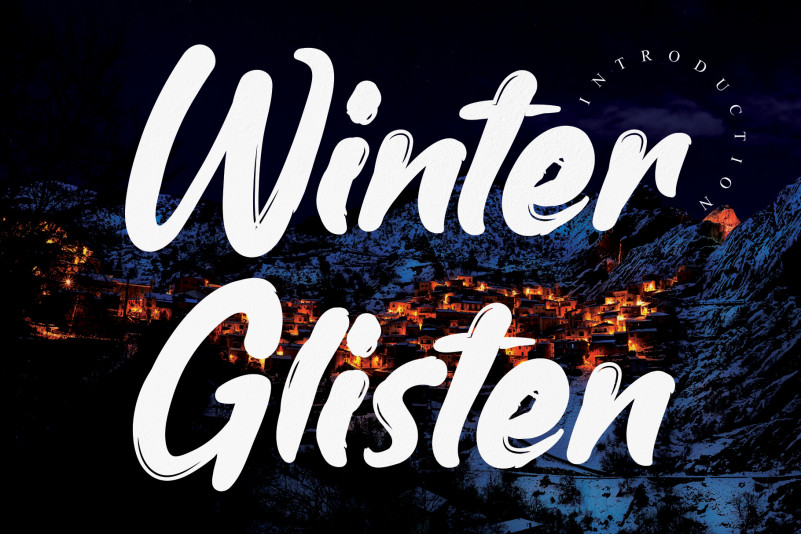 Winter Glisten Script Font