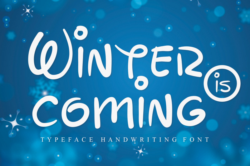 Winter is coming Script Font
