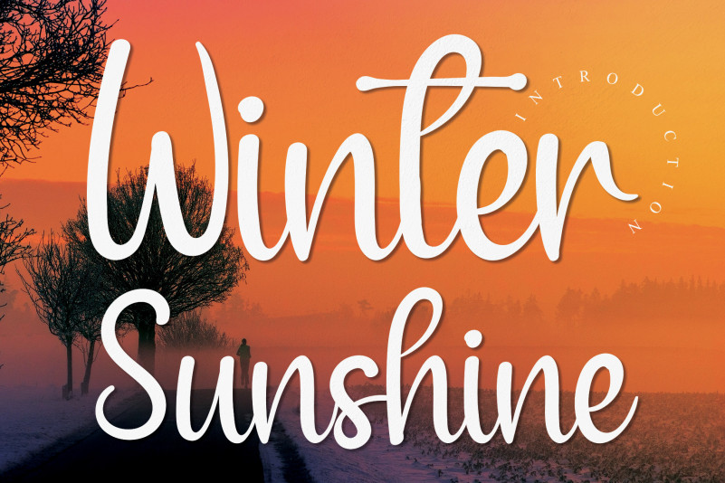Winter Sunshine Script Font