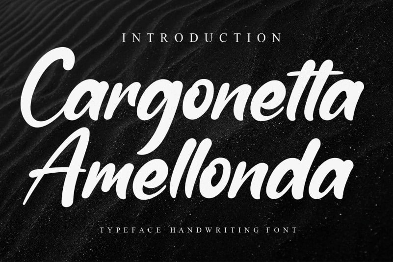 Cargonetta Amellonda Script Font