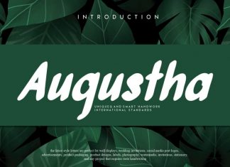 Augustha Display Font