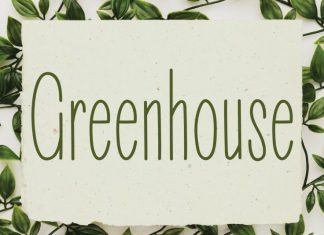Greenhouse Handwritten Font