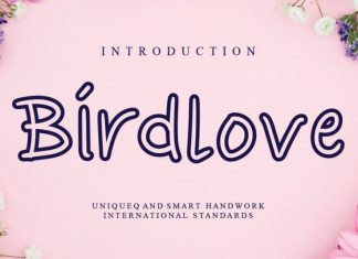 Birdlove Script Font