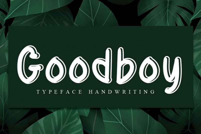 Goodboy Display Font