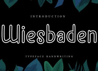 Wiesbaden Handwritten Font