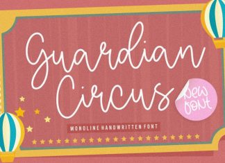 Guardian Circus Handwritten Font