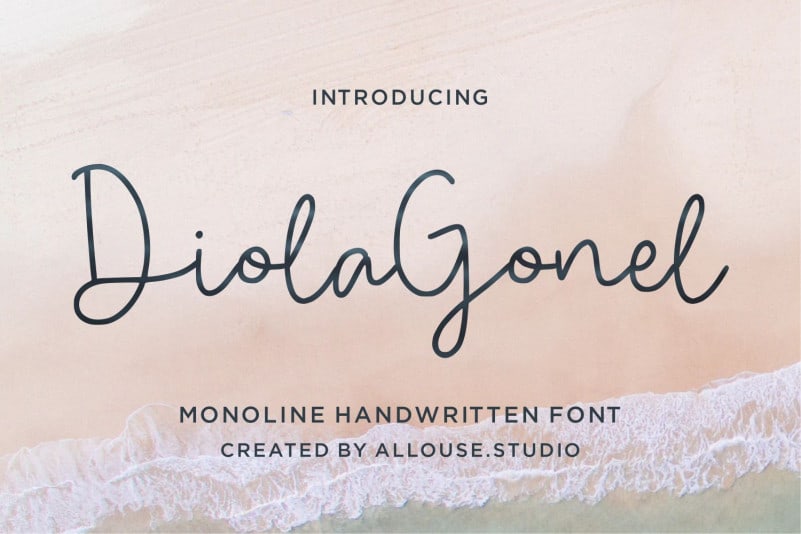 Diola Gonel Handwritten Font