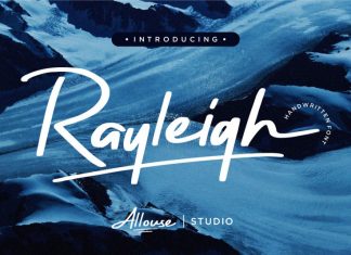 Rayleigh Brush Font