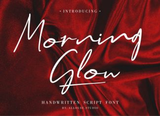 Morning Glow Script Font