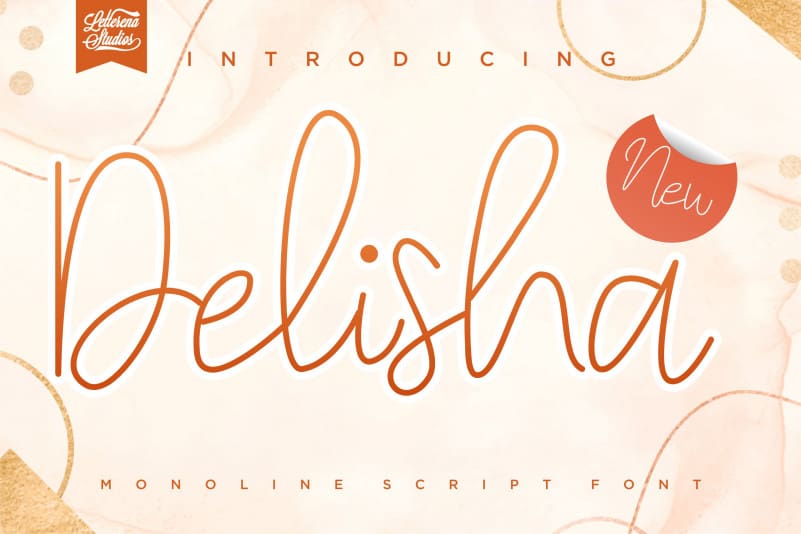 Delisha - Script Font - Download Free Font