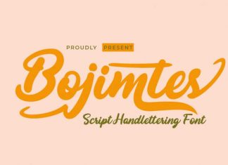Bojimtes Script Font