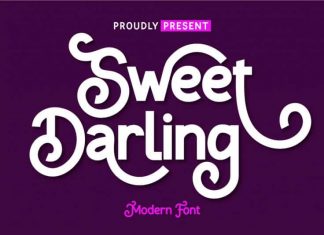 Sweet Darling Display Font