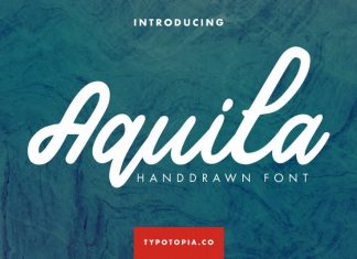Aquila Handdrawn Script Font