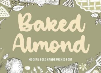 Baked Almond Handbrushed Font