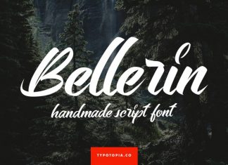 Bellerin Handmade Script Font