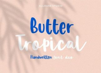Butter Tropical Script Font