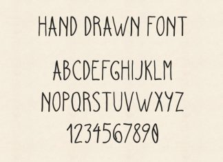 Hand Drawn Script Font