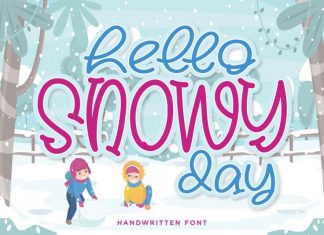 Hello Snowy Display Font