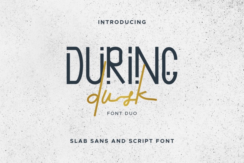 During Dusk Font Duo - Download Free Font