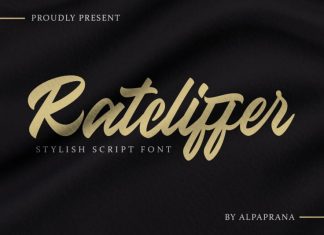 Ratcliffer - Modern Script Font