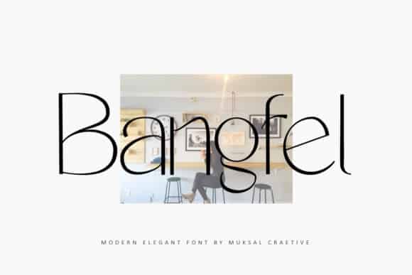 Bangfel Display Font