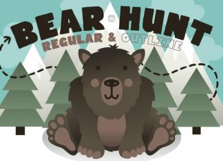 Bear Hunt Display Font