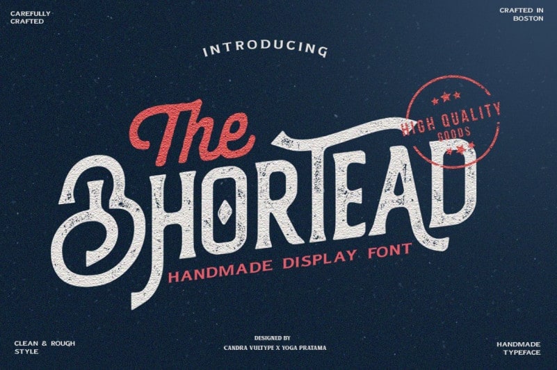 The Bhortead Display Font