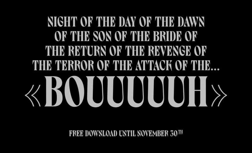 Bouuuuuh Revenge - Display Font
