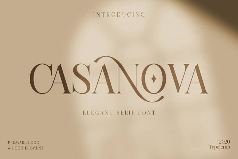 Casanova Serif Font