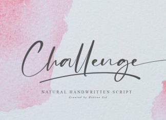 Challenge Script Font