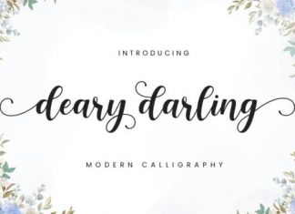 Deary Darling Calligraphy Font